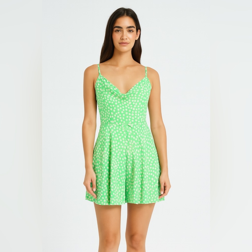 Zara Women's Floral Daisy Romper Playsuit Size XS